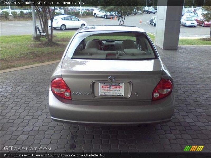 Gray Lustre Metallic / Frost 2000 Nissan Maxima SE