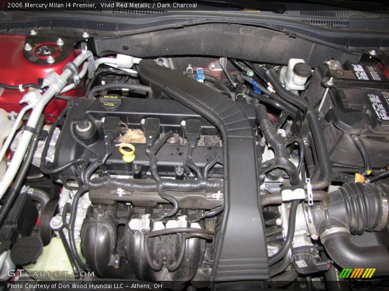 Vivid Red Metallic / Dark Charcoal 2006 Mercury Milan I4 Premier