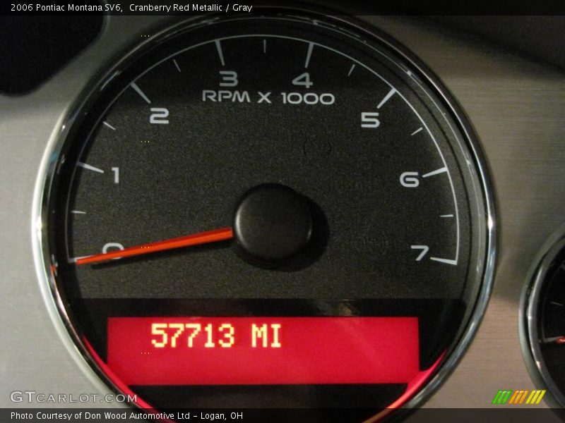 Cranberry Red Metallic / Gray 2006 Pontiac Montana SV6