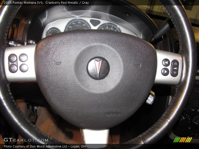 Cranberry Red Metallic / Gray 2006 Pontiac Montana SV6