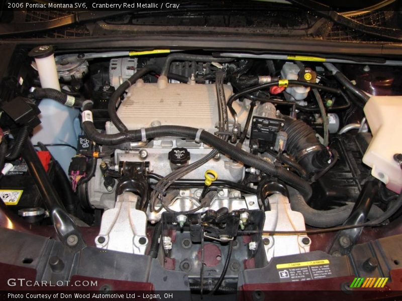 Cranberry Red Metallic / Gray 2006 Pontiac Montana SV6