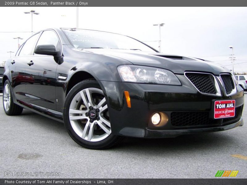 Panther Black / Onyx 2009 Pontiac G8 Sedan