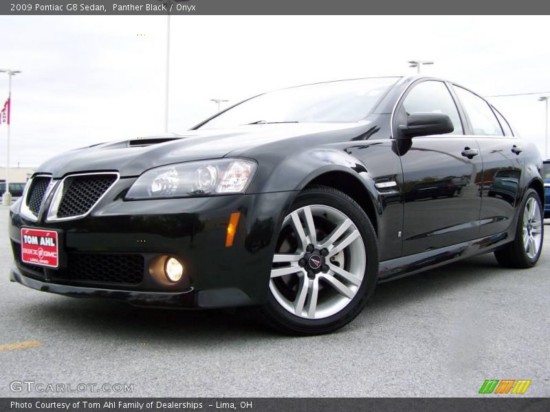 Panther Black / Onyx 2009 Pontiac G8 Sedan