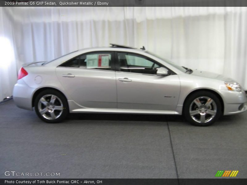 Quicksilver Metallic / Ebony 2009 Pontiac G6 GXP Sedan