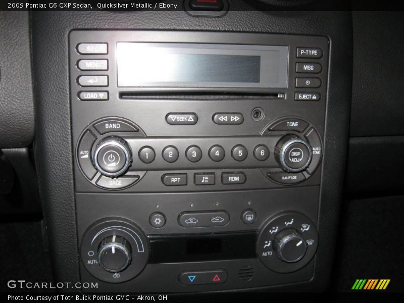 Quicksilver Metallic / Ebony 2009 Pontiac G6 GXP Sedan