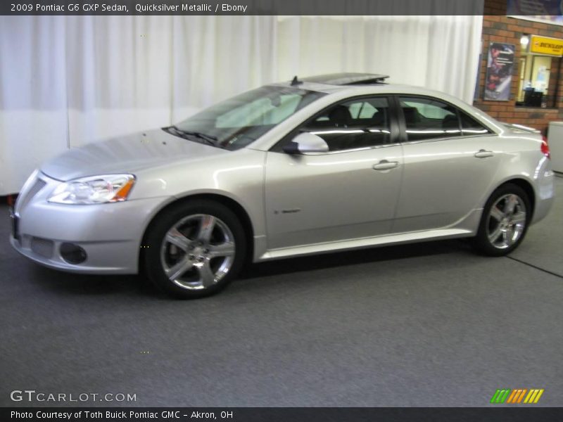 Quicksilver Metallic / Ebony 2009 Pontiac G6 GXP Sedan