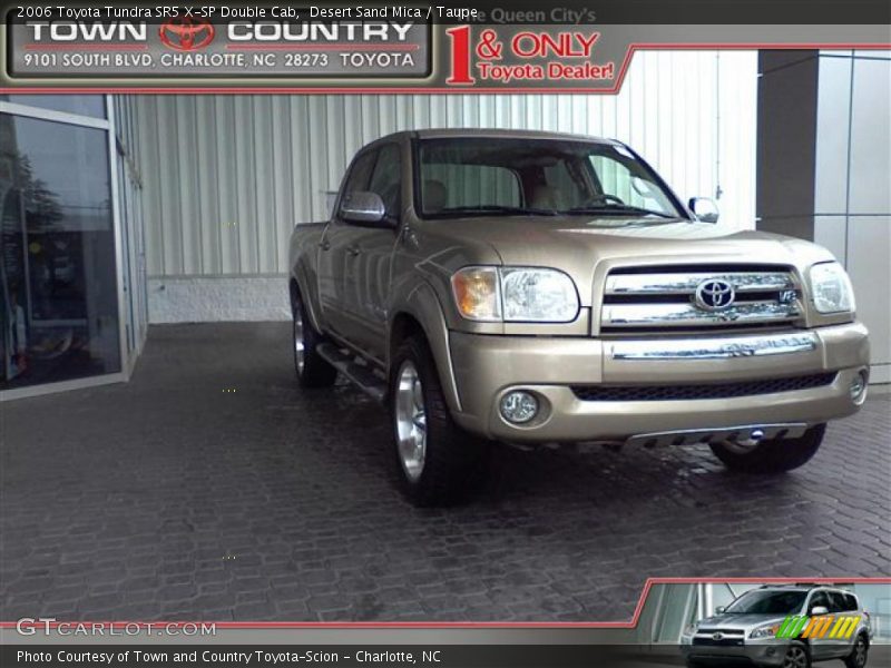 Desert Sand Mica / Taupe 2006 Toyota Tundra SR5 X-SP Double Cab
