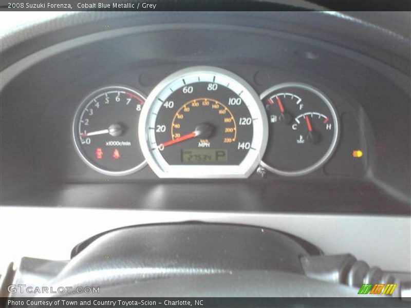 Cobalt Blue Metallic / Grey 2008 Suzuki Forenza
