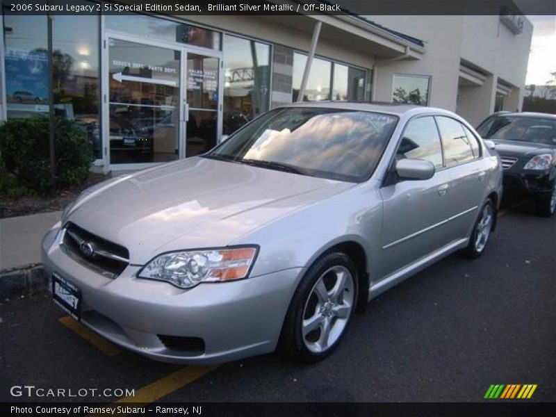 Brilliant Silver Metallic / Off-Black 2006 Subaru Legacy 2.5i Special Edition Sedan