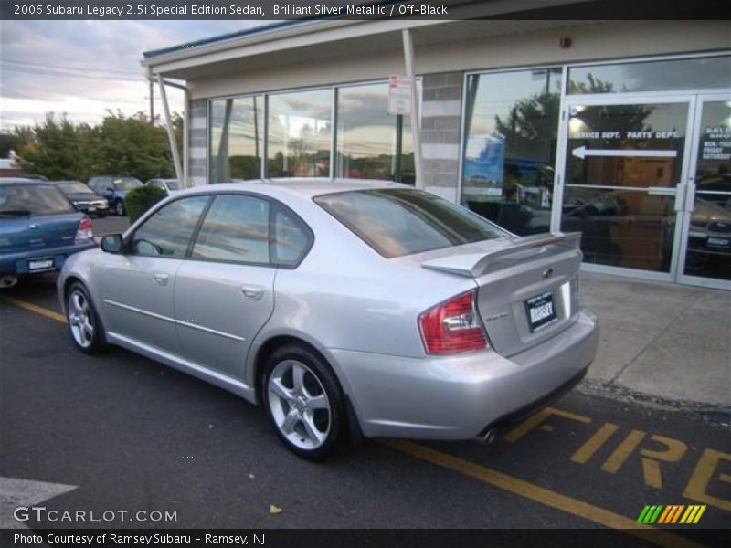 Brilliant Silver Metallic / Off-Black 2006 Subaru Legacy 2.5i Special Edition Sedan