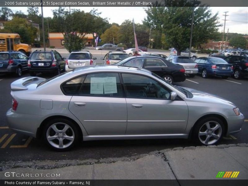 Brilliant Silver Metallic / Off-Black 2006 Subaru Legacy 2.5i Special Edition Sedan