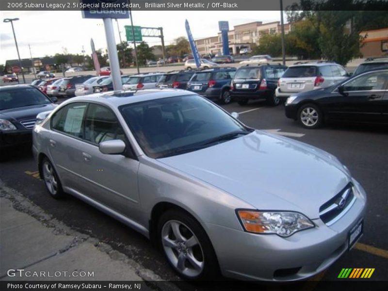 Brilliant Silver Metallic / Off-Black 2006 Subaru Legacy 2.5i Special Edition Sedan