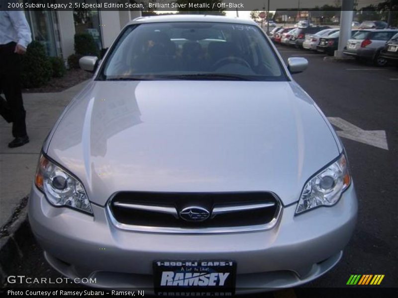 Brilliant Silver Metallic / Off-Black 2006 Subaru Legacy 2.5i Special Edition Sedan