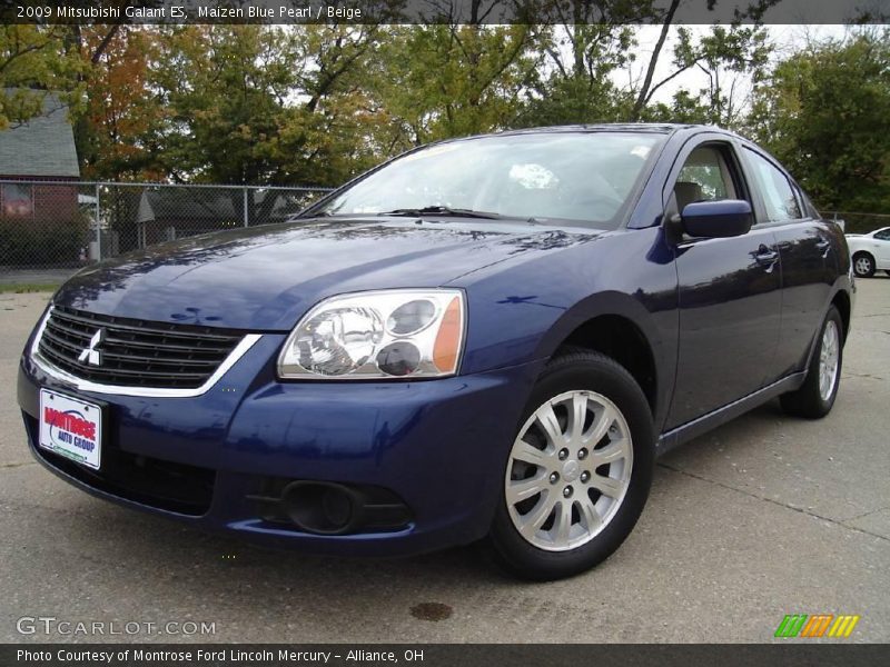 Maizen Blue Pearl / Beige 2009 Mitsubishi Galant ES