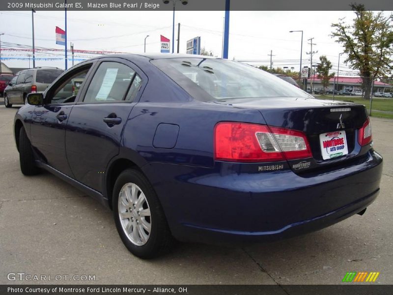 Maizen Blue Pearl / Beige 2009 Mitsubishi Galant ES