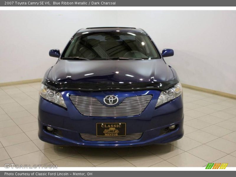 Blue Ribbon Metallic / Dark Charcoal 2007 Toyota Camry SE V6