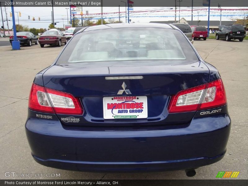 Maizen Blue Pearl / Beige 2009 Mitsubishi Galant ES