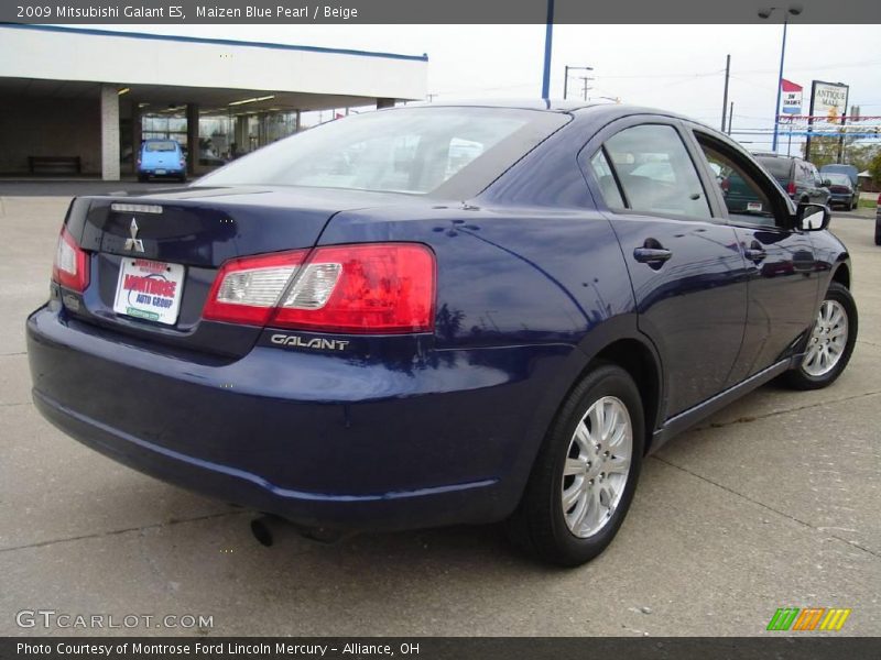 Maizen Blue Pearl / Beige 2009 Mitsubishi Galant ES