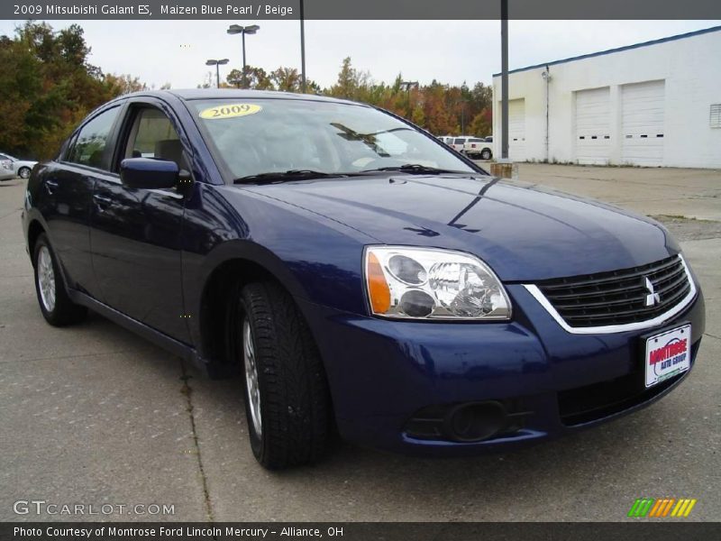 Maizen Blue Pearl / Beige 2009 Mitsubishi Galant ES