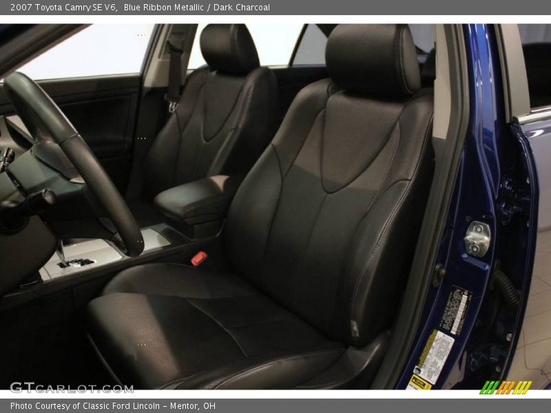 Blue Ribbon Metallic / Dark Charcoal 2007 Toyota Camry SE V6