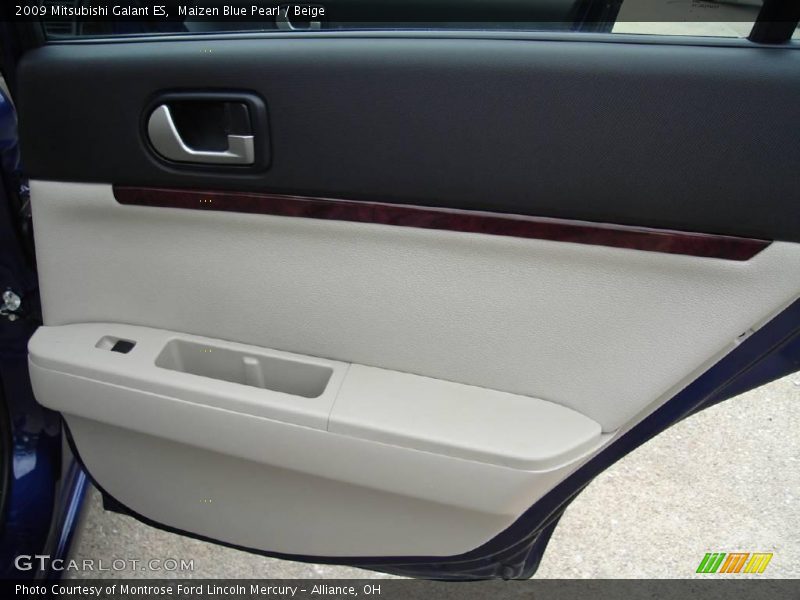 Maizen Blue Pearl / Beige 2009 Mitsubishi Galant ES