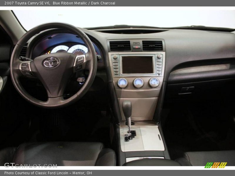Blue Ribbon Metallic / Dark Charcoal 2007 Toyota Camry SE V6