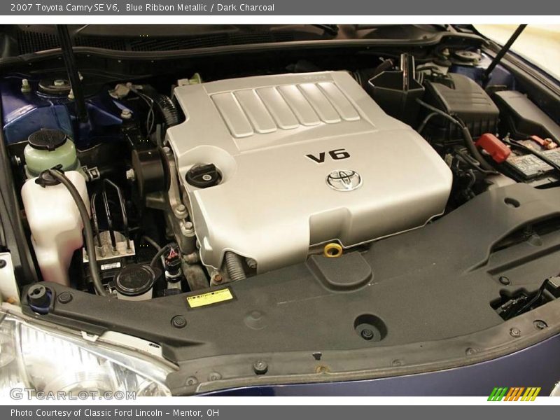 Blue Ribbon Metallic / Dark Charcoal 2007 Toyota Camry SE V6