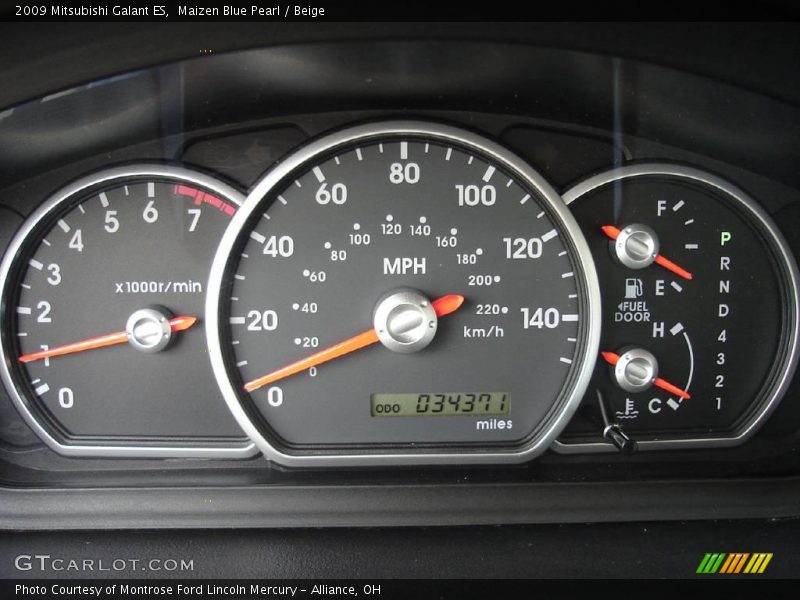 Maizen Blue Pearl / Beige 2009 Mitsubishi Galant ES