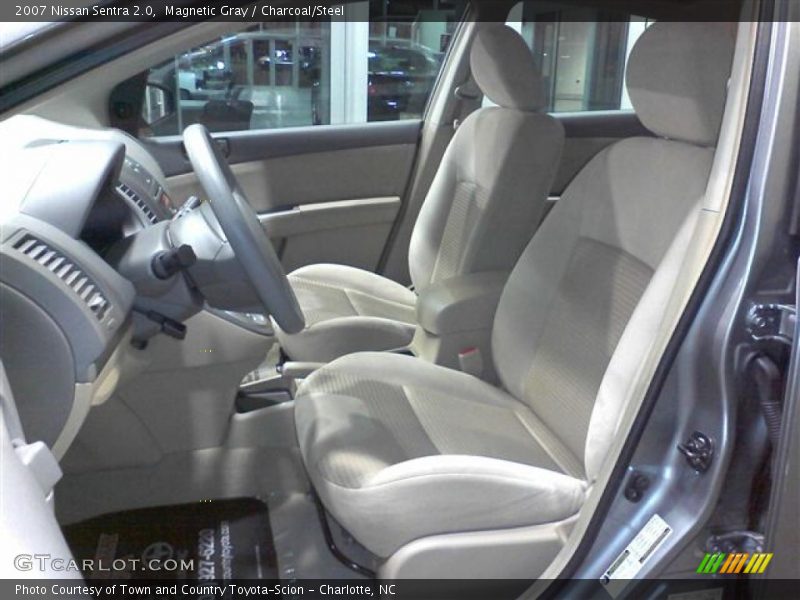 Magnetic Gray / Charcoal/Steel 2007 Nissan Sentra 2.0