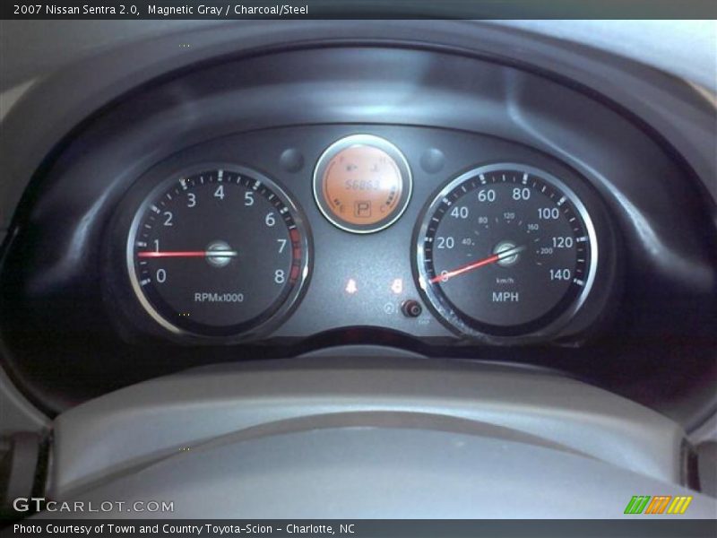 Magnetic Gray / Charcoal/Steel 2007 Nissan Sentra 2.0