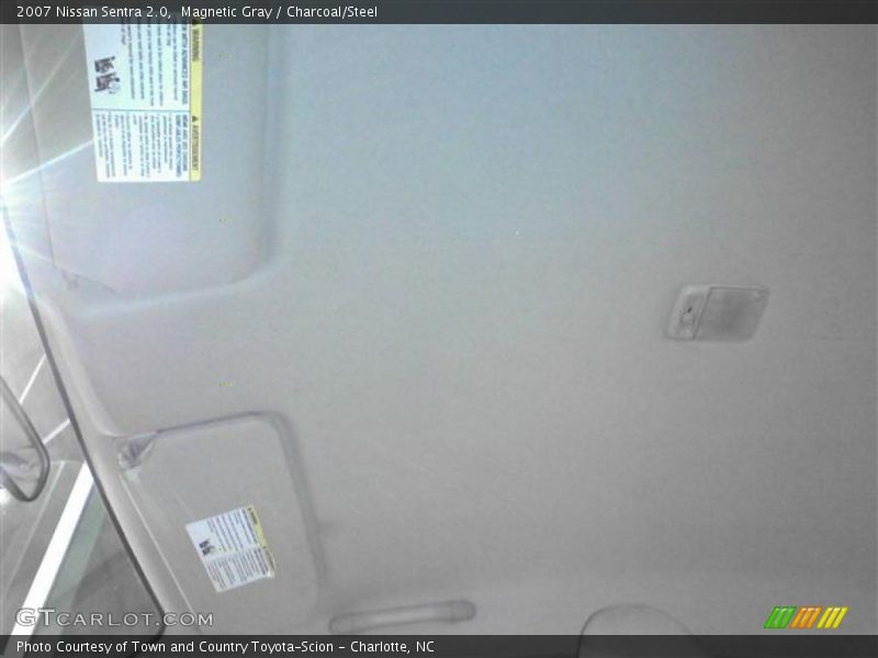 Magnetic Gray / Charcoal/Steel 2007 Nissan Sentra 2.0