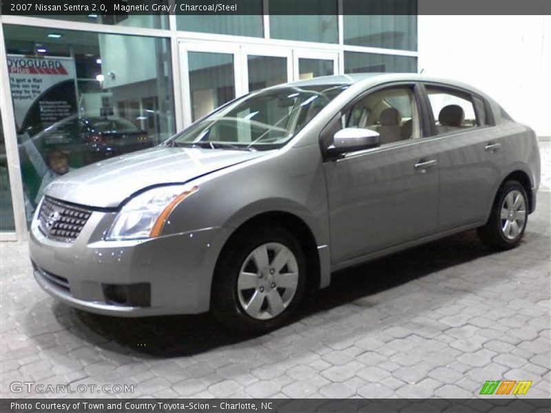Magnetic Gray / Charcoal/Steel 2007 Nissan Sentra 2.0