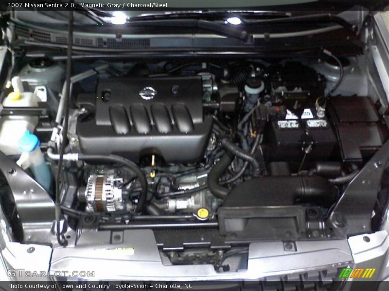 Magnetic Gray / Charcoal/Steel 2007 Nissan Sentra 2.0