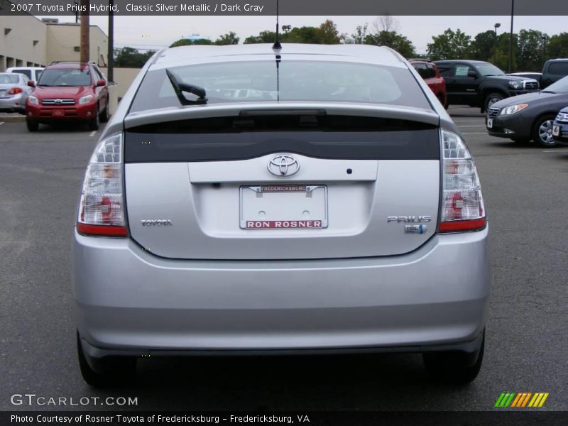 Classic Silver Metallic / Dark Gray 2007 Toyota Prius Hybrid