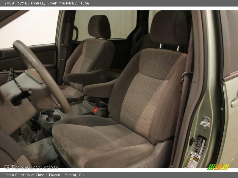 Silver Pine Mica / Taupe 2009 Toyota Sienna LE