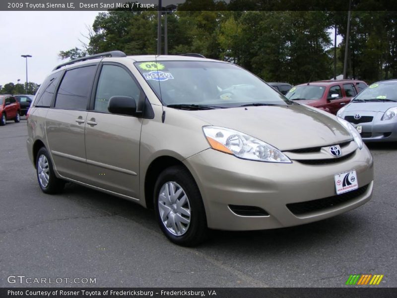 Desert Sand Mica / Taupe 2009 Toyota Sienna LE