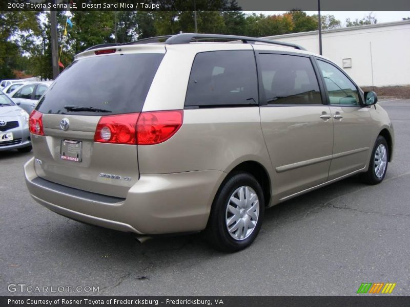 Desert Sand Mica / Taupe 2009 Toyota Sienna LE