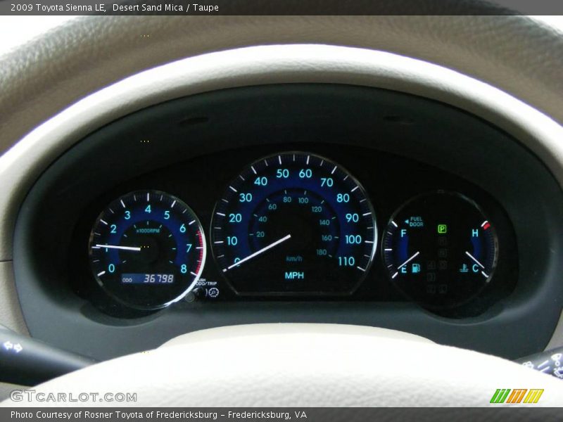 Desert Sand Mica / Taupe 2009 Toyota Sienna LE