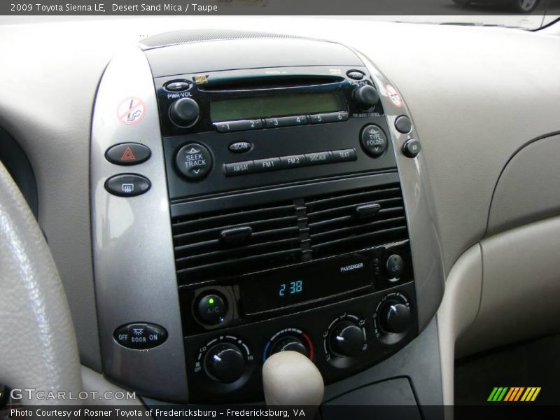 Desert Sand Mica / Taupe 2009 Toyota Sienna LE