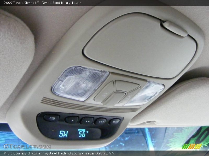 Desert Sand Mica / Taupe 2009 Toyota Sienna LE