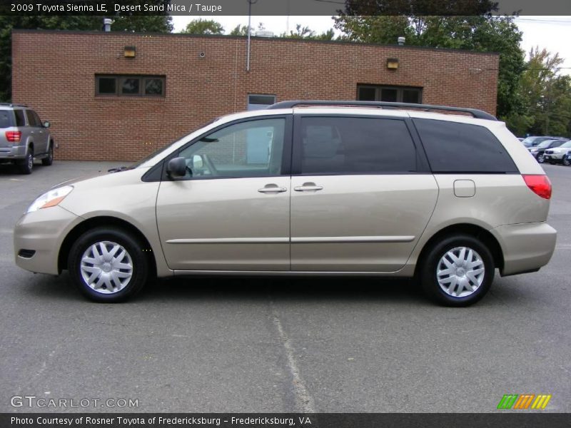 Desert Sand Mica / Taupe 2009 Toyota Sienna LE