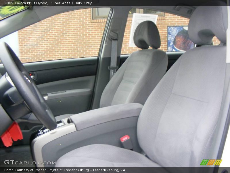 Super White / Dark Gray 2009 Toyota Prius Hybrid