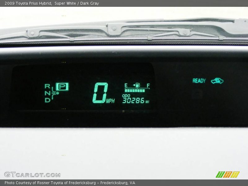 Super White / Dark Gray 2009 Toyota Prius Hybrid