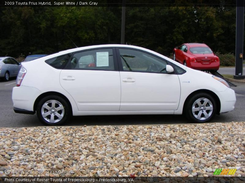 Super White / Dark Gray 2009 Toyota Prius Hybrid