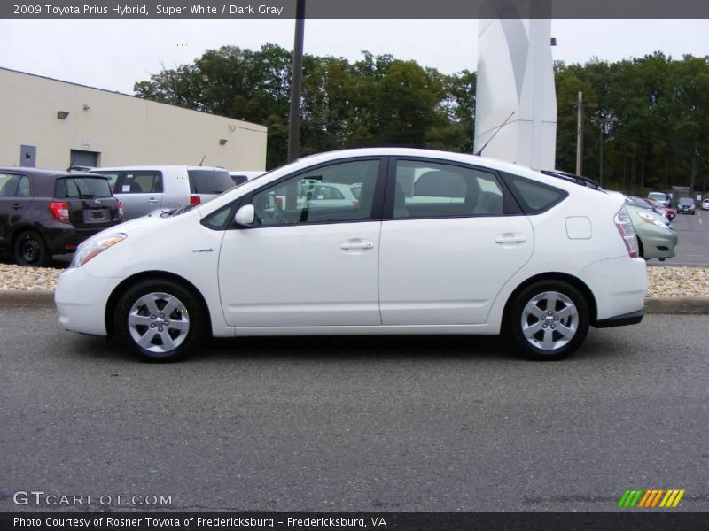 Super White / Dark Gray 2009 Toyota Prius Hybrid
