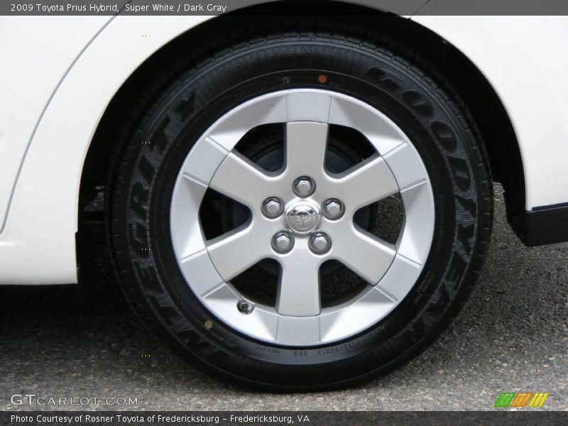 Super White / Dark Gray 2009 Toyota Prius Hybrid