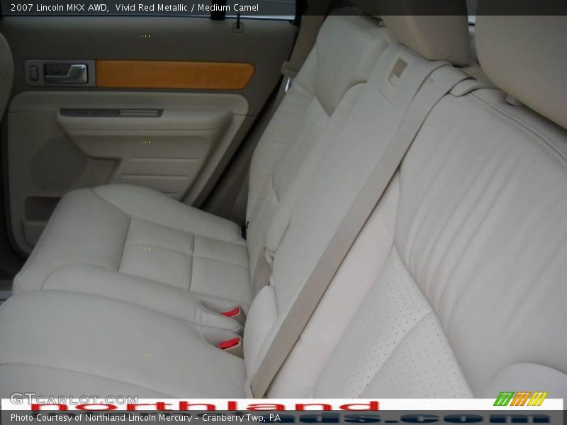 Vivid Red Metallic / Medium Camel 2007 Lincoln MKX AWD