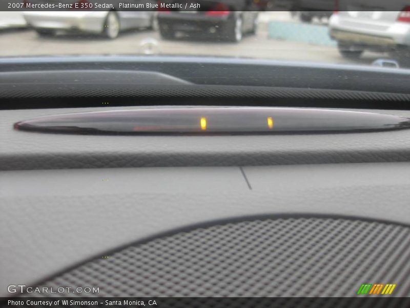 Platinum Blue Metallic / Ash 2007 Mercedes-Benz E 350 Sedan