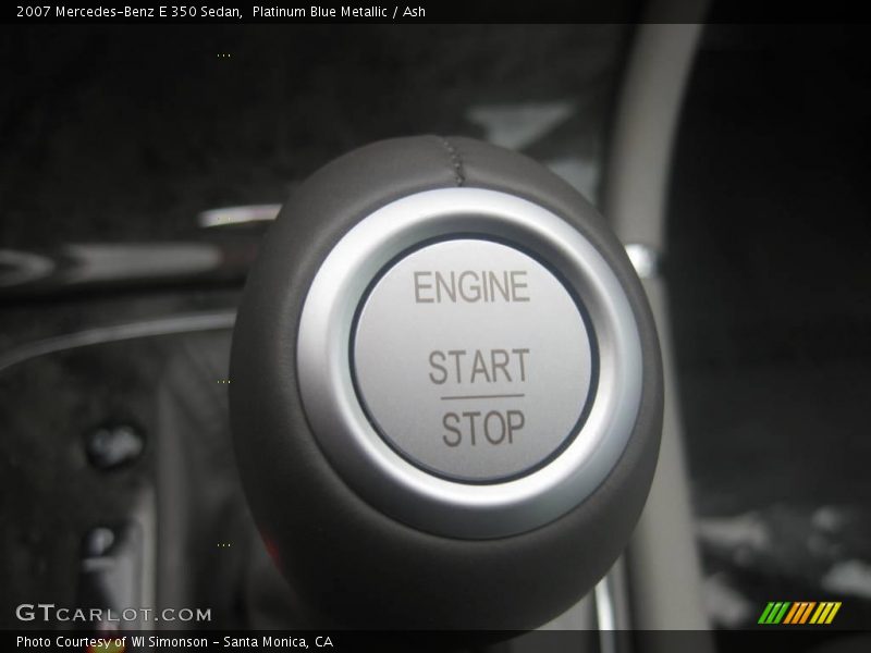 Platinum Blue Metallic / Ash 2007 Mercedes-Benz E 350 Sedan