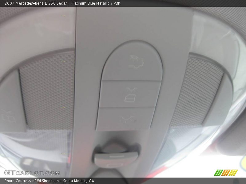 Platinum Blue Metallic / Ash 2007 Mercedes-Benz E 350 Sedan